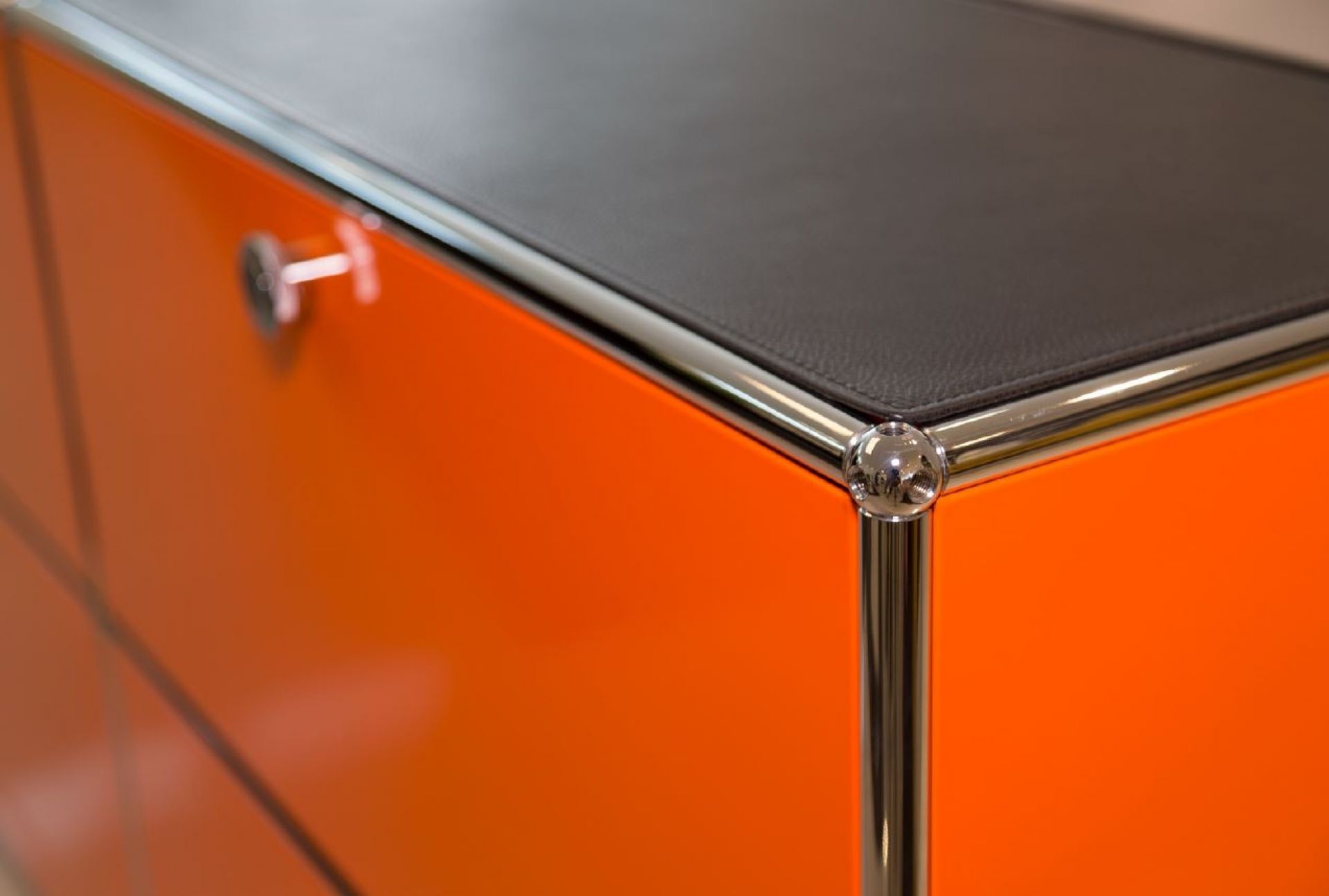 Leather cover for USM sideboard 75x35 cm Leather on Top